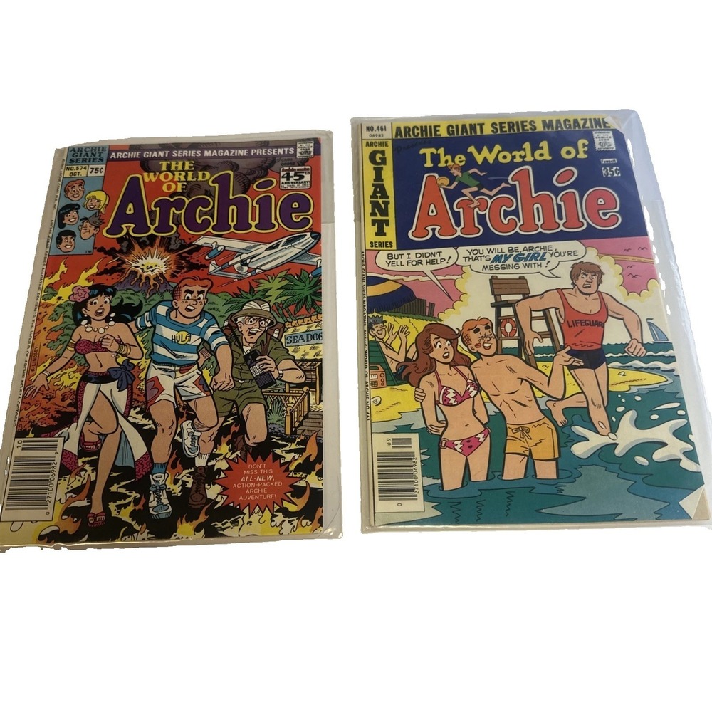 Lot of 2-The World of Archie Giant Series #461 and 574